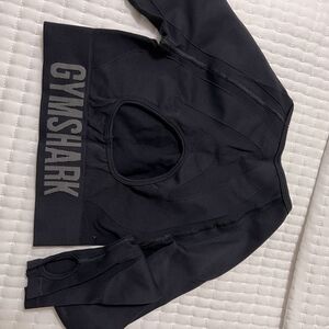 Gymshark Black Long Sleeve Top